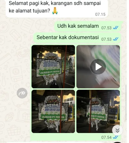 Pengiriman Papan Bunga Selamat Pondok Aren