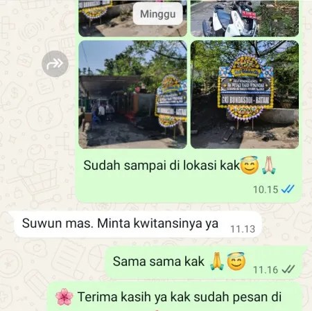 Pengiriman Papan Bunga Duka Pondok Aren