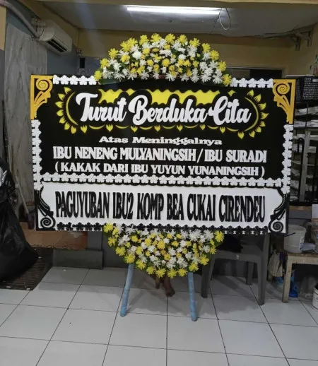 Papan Bunga Duka Pondok Aren