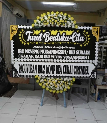 Papan Bunga di Pondok Aren